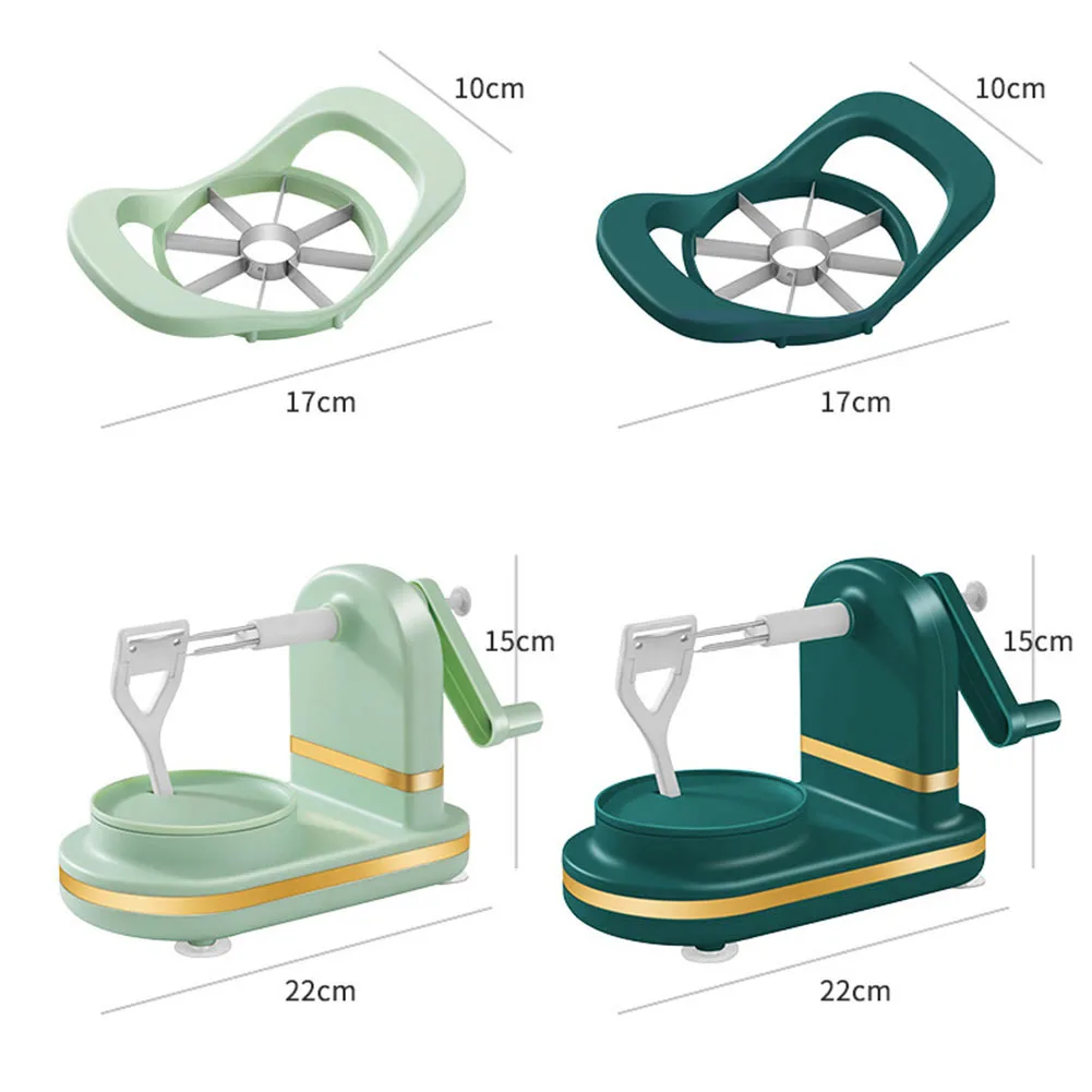 Manual Food Crusher Multifunctional with Stainless Steel Blades Apple Peeler Safe Hand Crank Fruit Peeler for Household Supplies