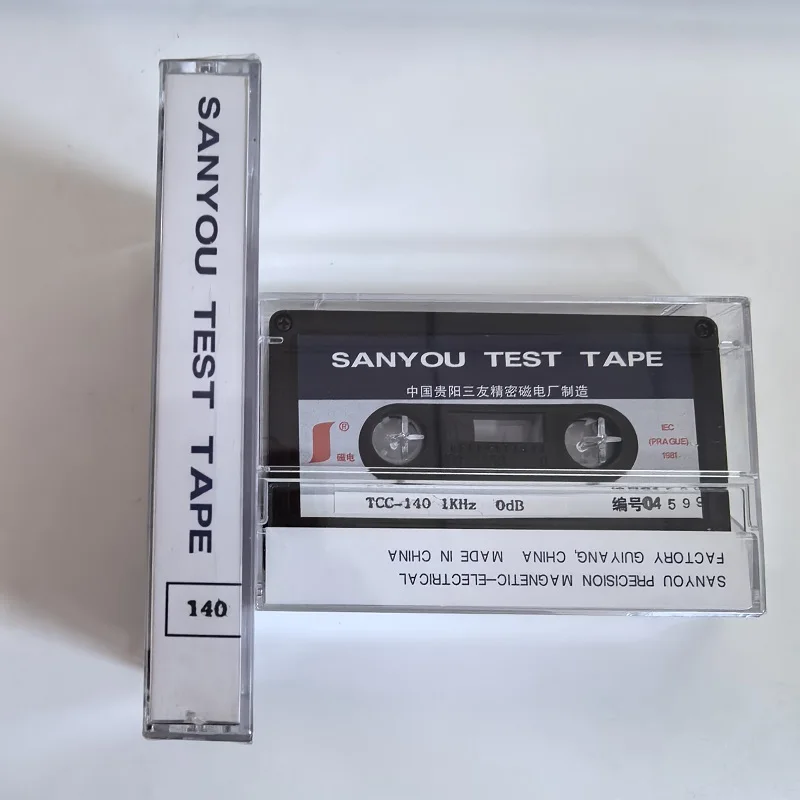 TEST TAPE SANYOU TCC-140 1kHZ-0DB LEVEL ADJUSTMENT Recording reference level