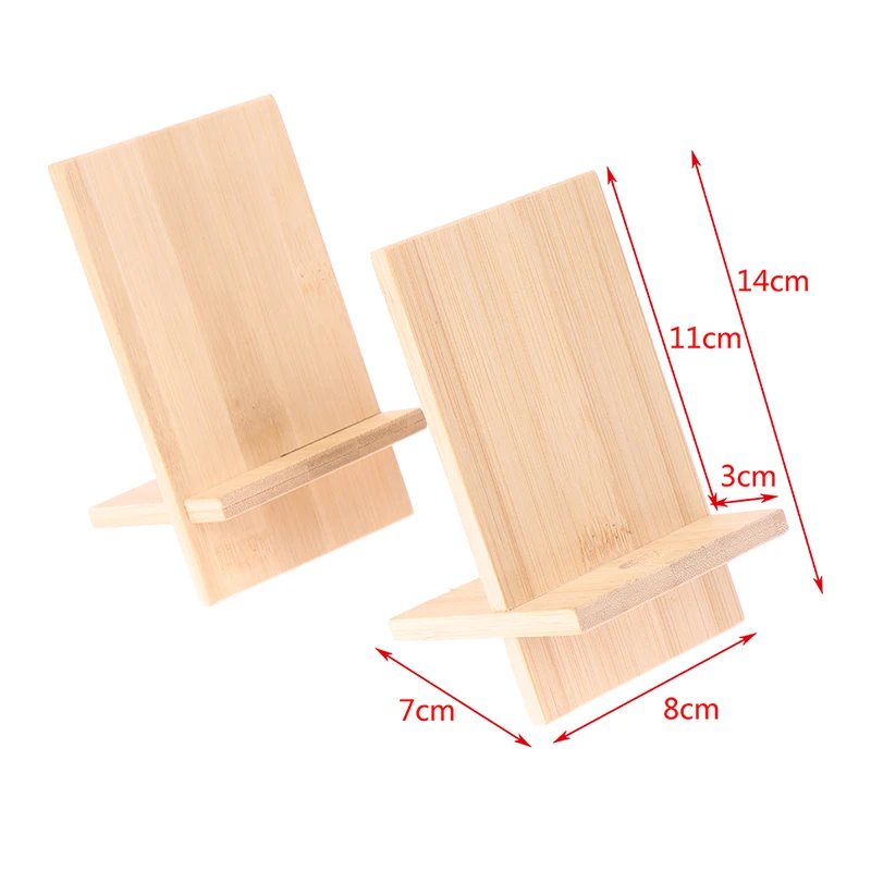 Wooden Phone and Tablet Charging Stand with Cable Management
