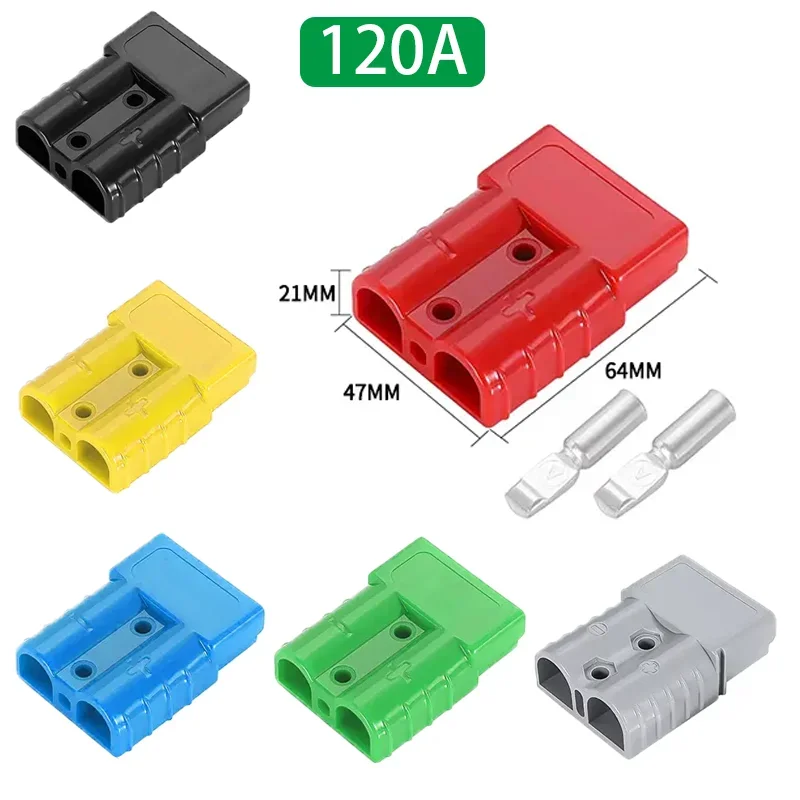 Power Plug Connector 5/20/100Pcs Anderson Type 50A 120A 175A 350A Quick Battery Charging 600V Large Current