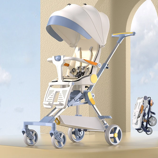 Baby Stroller Lightweight High View Sit Lie Down Comfort Folding Pram Accessories
