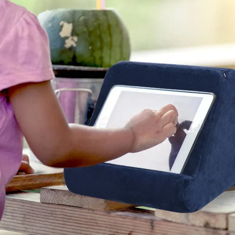 멀티 앵글 소프트 베개 스탠드 홀더 iPad 스마트 폰 태블릿 eReader 책 잡지 브래킷 홀더 용 게으른 무릎 스탠드 New
