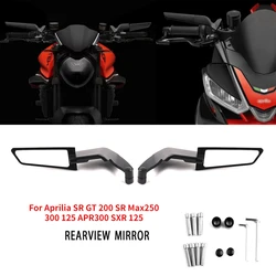 Wind Wing Rearview Reversing Mirror For Aprilia SR GT 200 SR Max250 300 125 APR300 SXR 125 Moto Side Mirrors Rear View Mirror