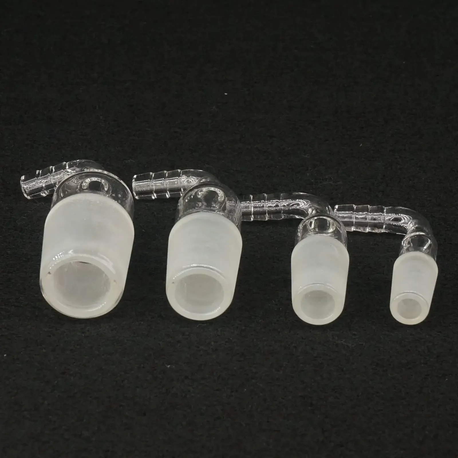 Lab Supplies 14/19 19/26 24/29 29/32 Joint 90 Degree Bend Hose Inlet Connection Adapter Laboratory Glassware
