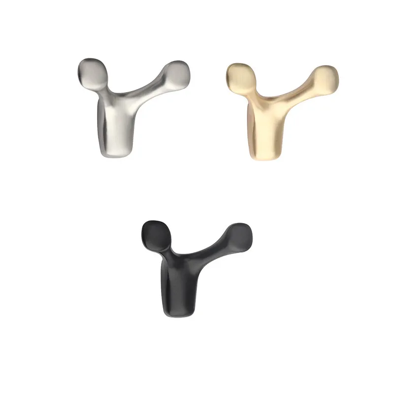 

Nordic Minimalistic Style Wall Mounted Horn Coat Hook Simple Hat Key Hanger Bathroom Brush Towel Holder Bedroom Home Accessory