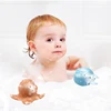 Baby Silicone Bath Toys Set for Toddlers Floating Water Play Children's Whale Spray Water Beach Toy Infant Kids Shower Gifts 6