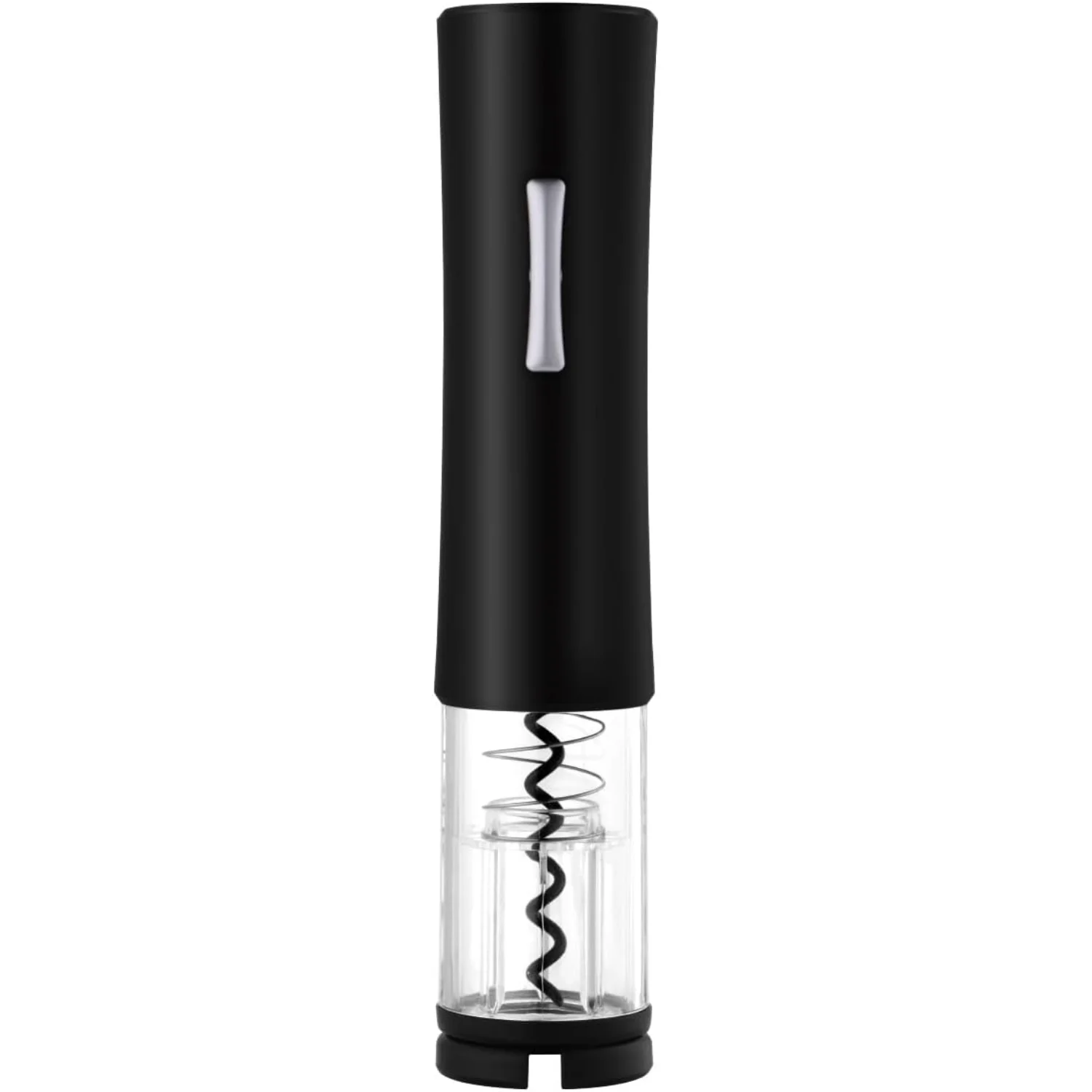 Black Wine Opener, Automatic Battery Operated Corkscrew with Foil , One Touch Operation, Cork Remover Tool for Wine Lovers and