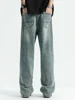 90% Cotton Jeans Men's 2024 New Fashion Retro High Street Pants Loose Casual Soft Male Brand Clothing Denim Trousers 4