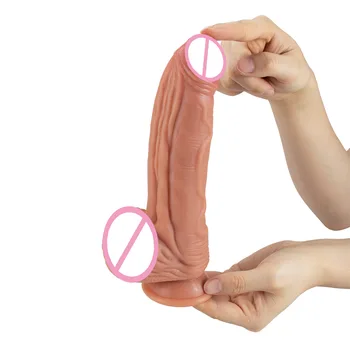 Double Silicone Dildo for Women Masturbation Adult Sex Toys Huge Stiffness 65mm Female Cock Realistic 24.5cm Long Penis 2