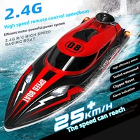 Hj808 Remote Control 25 Km/H High-Speed Speedboat 2.4g Competitive Model Water Children'S Electric Toy Remote Control Boat Gift 2