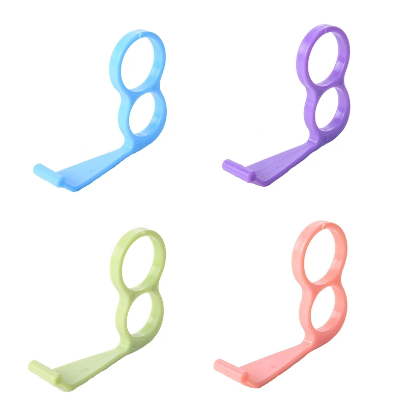

Cellphone Anti-fall Holder L-shaped Plastic Stand Portable Finger Ring Holder N2UB