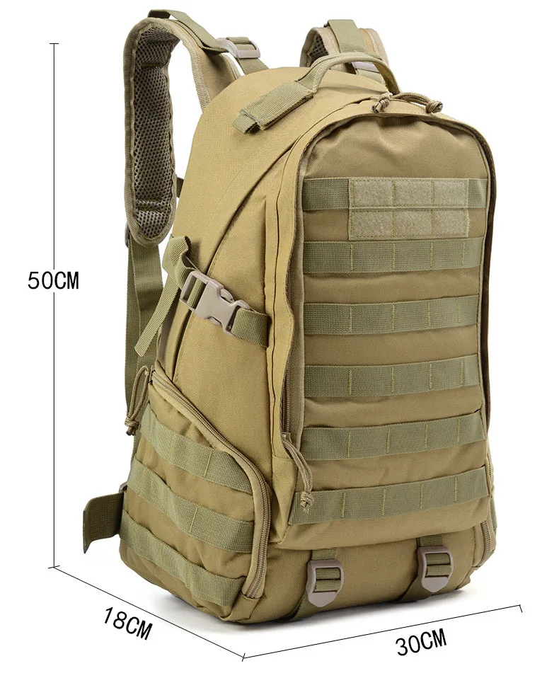 Sac a dos,Sac ?� dos tactique militaire d'assaut 3P EDC Molle pour hommes,grande capacit?� Camping 
