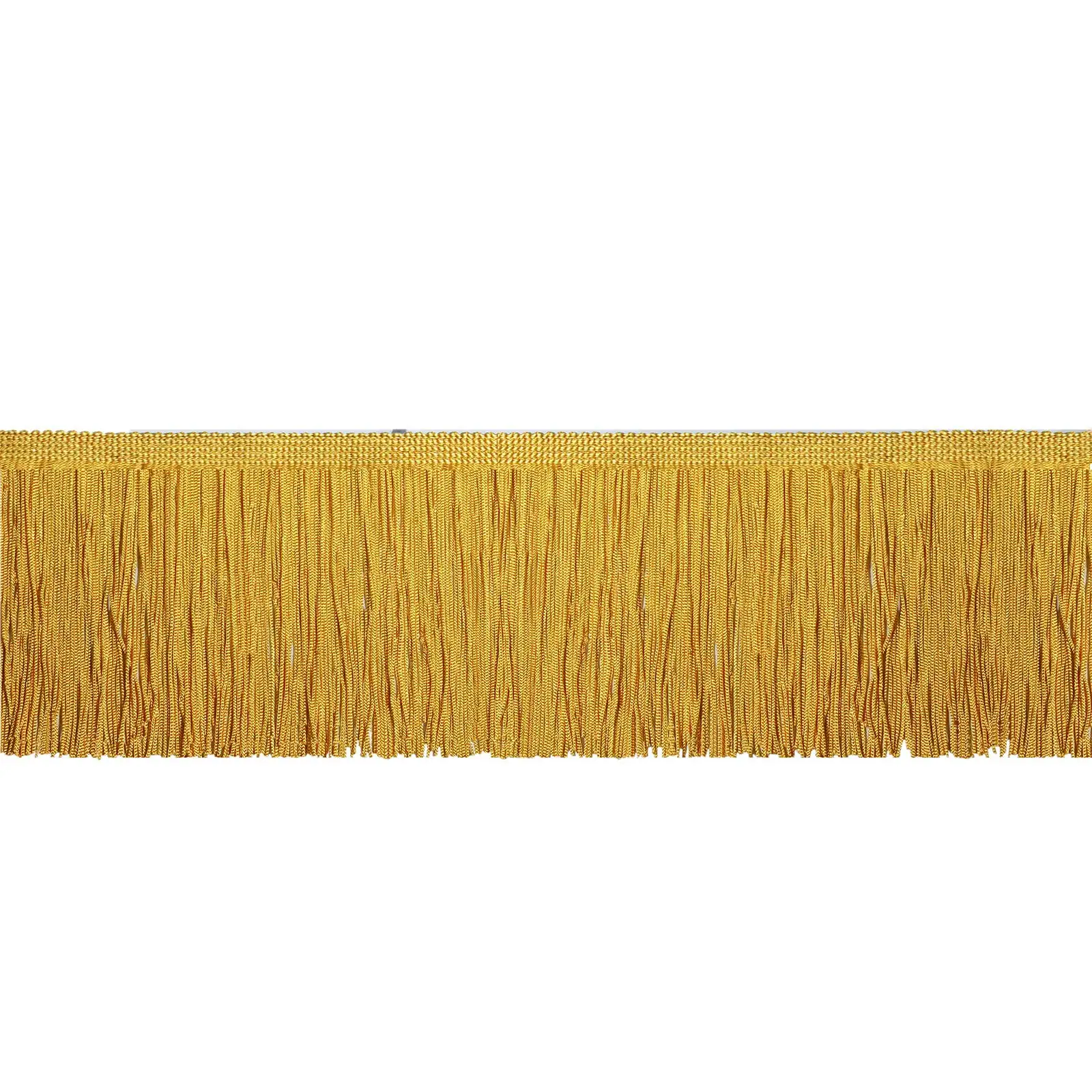 2 Yellow Gold Chainette Fringe Trim