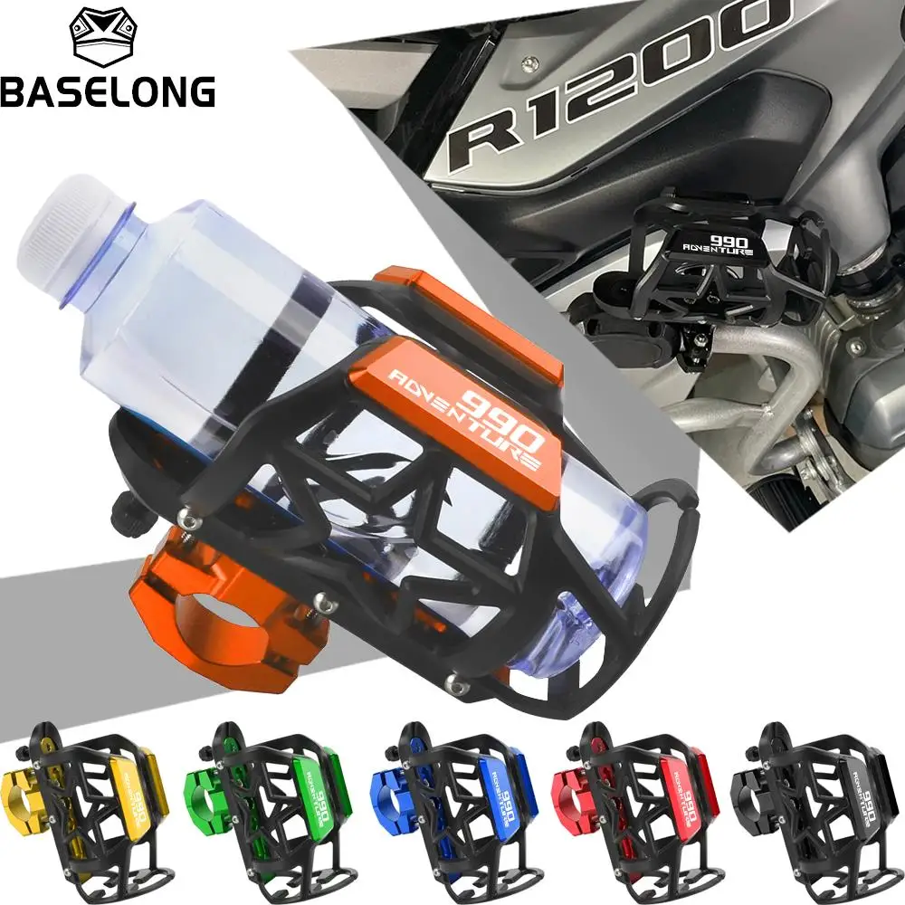 Portabicchieri Universale Per Moto Portaborraccia Accessori Per Supporto Per Portabottiglie Per Ktm 990 Adventure 990 Adventure /R/S 2007-2024 2023