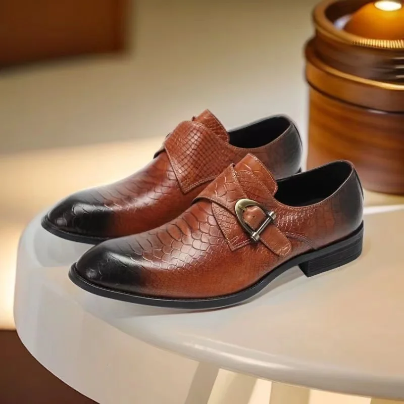 Men's leather shoes Premium Handmade Oxford Leather Shoes - Classic Style Genuine Leather