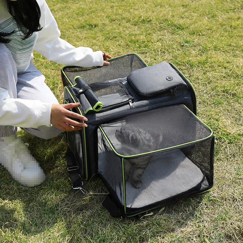 Portable Pet Shoulder Bag Cat Carrier Breathable Puppy Cat Bag Outdoor Travel Backpack Pet Dog Transport Carrying Handbag