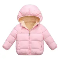 Manteaux pour enfants Manteaux épais d'hiver pour garçons Vêtements d'extérieur épais en peluche pour filles Veste à capuche en fourrure Vêtements pour enfants Combinaison de neige 5