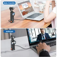 Многофункциональная магнитная зарядная база VRIG Pocket 3, быстросъемная с креплением Arca/Gopro/AC 1/4 дюйма для аксессуаров для камеры Osmo Pocket 3 — изображение 6