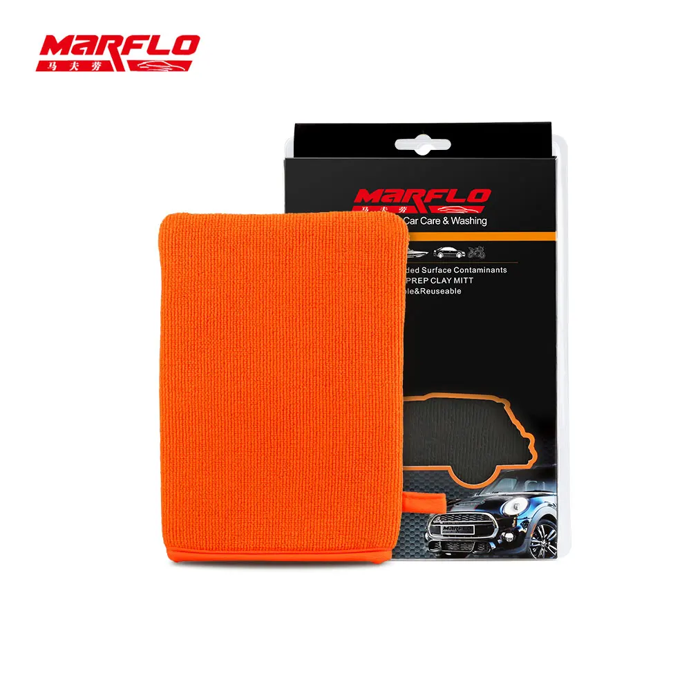 Bulk Sale Magic Clay Bar Mitt Car Washing Glove Car Clay Cloth Surface Towel Auto Care Cleaning Marflo Detailing Tools