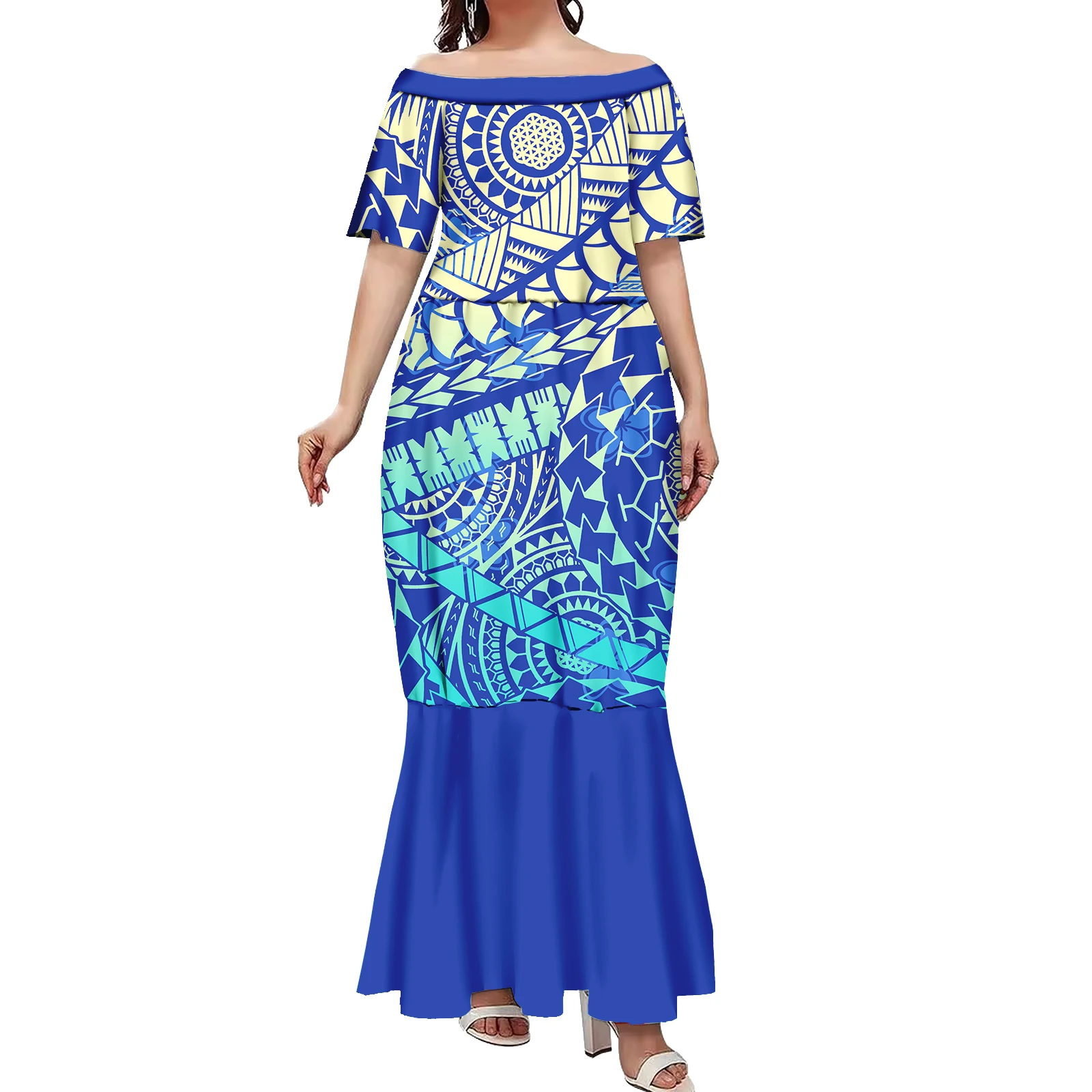 Samoan Puletasi  LOW MOQ Ʈ ׽þ ξ ƽ ǽ ÷ ,  Ƽ ̺ 巹,  