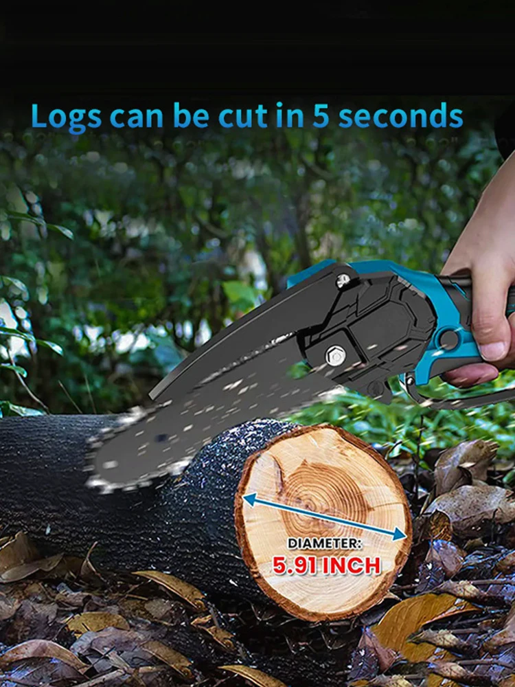 3 IN 1 Electric Pruning Shear With 2.2m Reach Extension Pole Fruit Tree Cordless Electric Garden Chainsaw For Makita 21V Battery