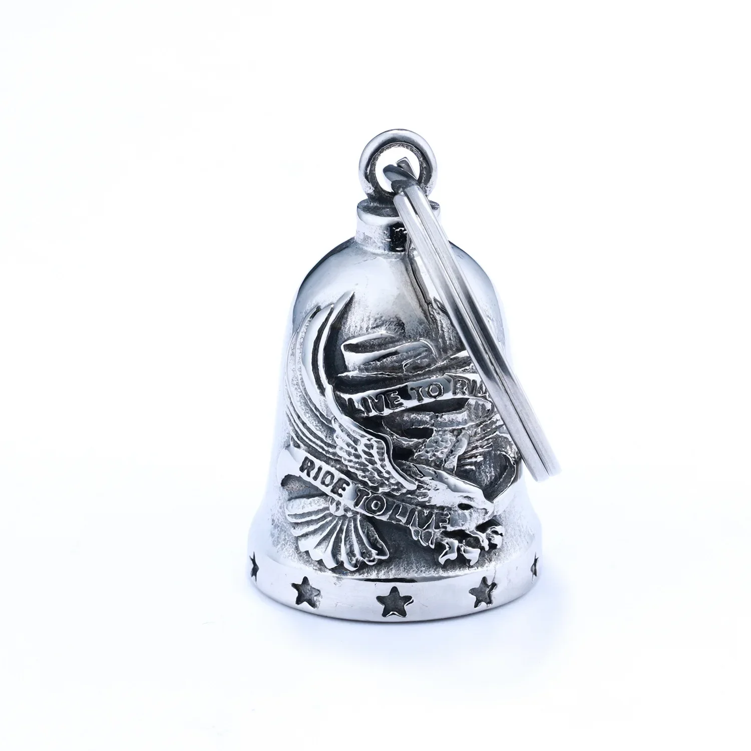 Lion King Pendant and Keychain with Uniquely Carved Bell - Retro Design