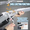 Gray-18-94 Foam Dart Blaster with Shell Ejection Soft Foam Blaster 38inch Toy Blaster with 6pcs Shells 3
