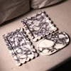Modern Luxury Calacatta Violet Marble Tray Creative Home Hotel Desktop Jewelry Cosmetics Storage Fruit Tray Decoration Ornaments 1