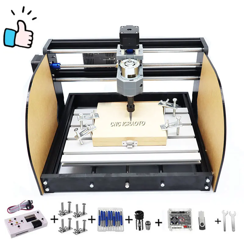 CNC 3018 Pro Max Laser Engraver GRBL DIY 3Axis PBC Milling Laser Engraving Machine Wood Router Upgraded 3018 pro With Offline