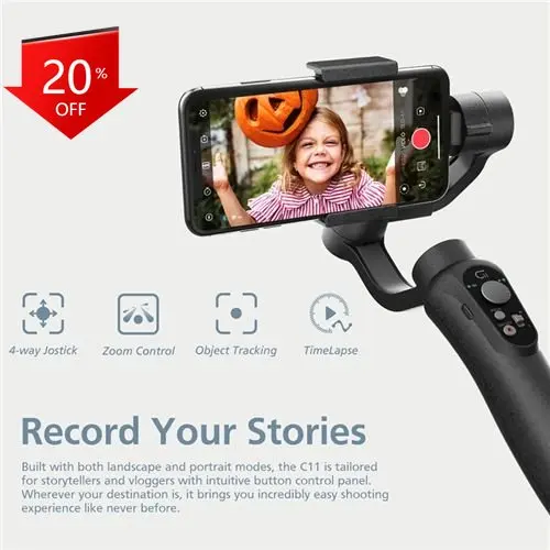 

3-осевой карданный стабилизатор для телефона ZHIYUN cineодноранговый для смартфона Vlog