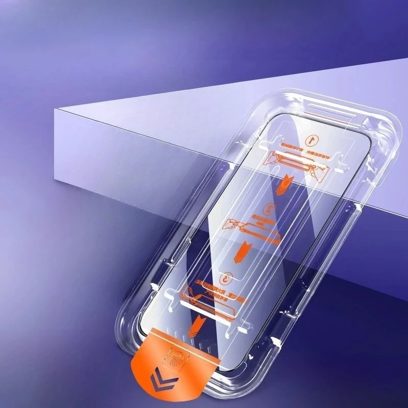 Easy Installation Tempered Glass Screen Protector with Protective Film
