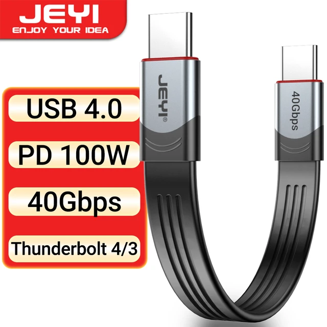 Thunderbolt 4 Compatible Usb | 40gb Cable 40gbps - 4 Cable 40 Gb/s Data - Aliexpress