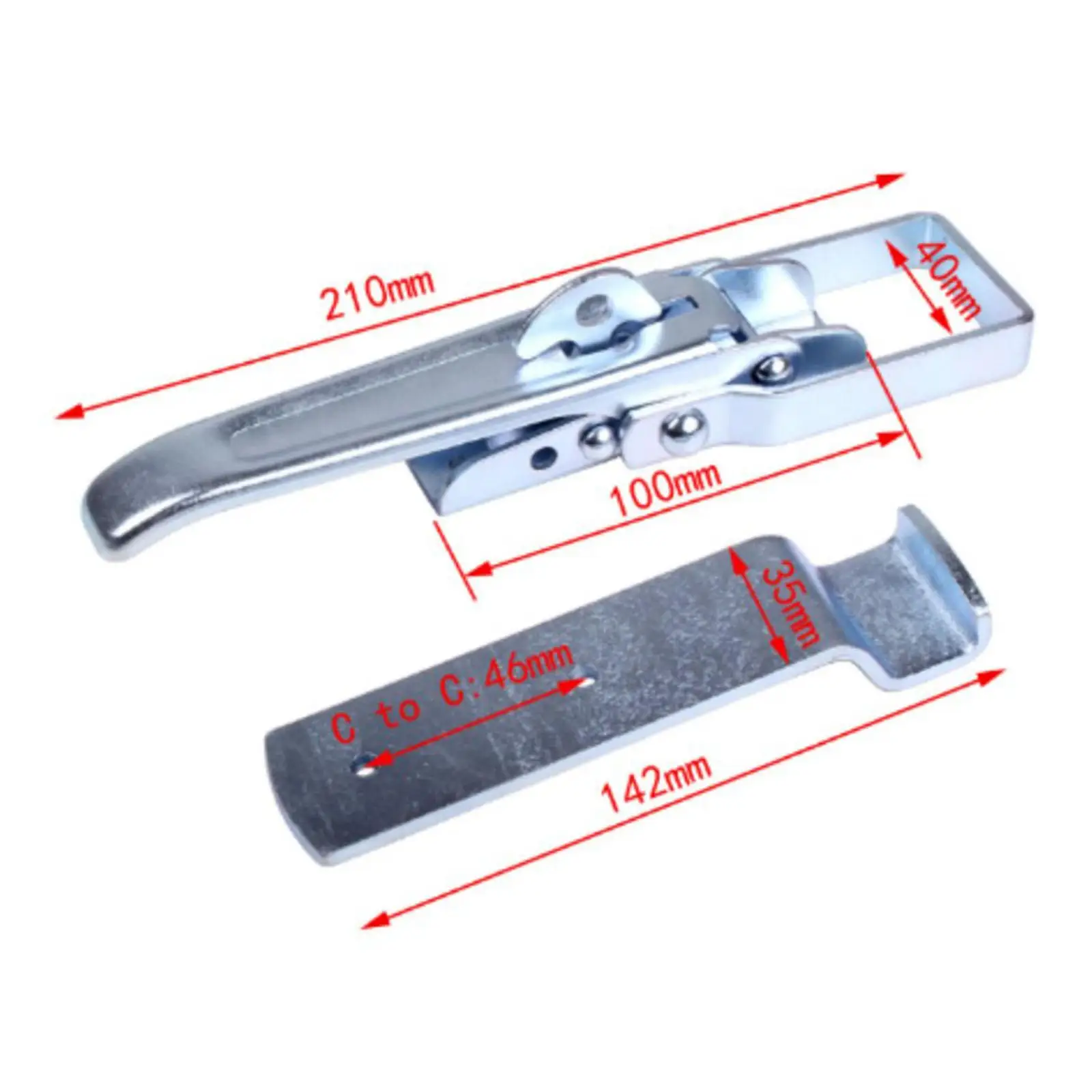 Utility Trailer Lift Gate Latch Spare Parts Heavy Duty Over Centre Catch Latch Door Handle Fit for Trailers Accessories Utility Trailer Lift Gate Latch Spare Parts Heavy Duty Over Centre Catch Latch Door Handle Fit for Trailers Accessories