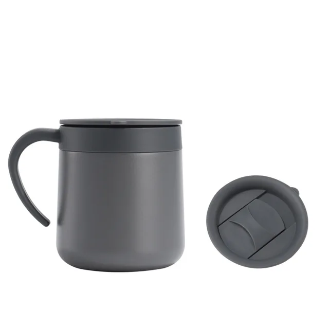 Custom Logo 304 Steel Travel Mug - Insulated Coffee Cup with Handle for Office, Leakproof Compact Design, Bulk Orders 5