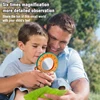 Bug Catcher Kit with Binoculars Magnifying Glass Critter Case Camping Hiking Outdoor Explorer Set Butterfly Net Toy for Kid Gift 4