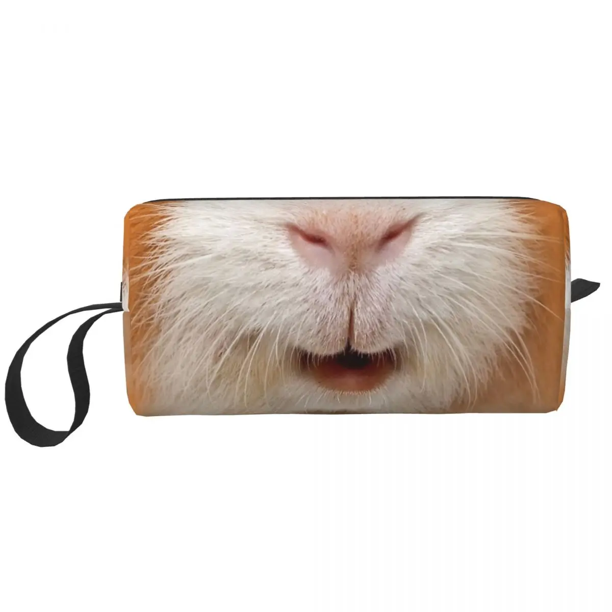 

Red Guinea Pig Animal Cosmetic Bag Women Makeup Bags Funny Cute Printed Pet 3D Travel Water Resistant Toiletry Bag Organizer