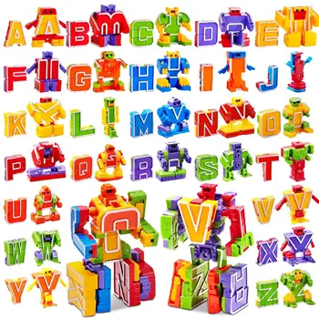 Alphabet Transforming Robot Set 1
