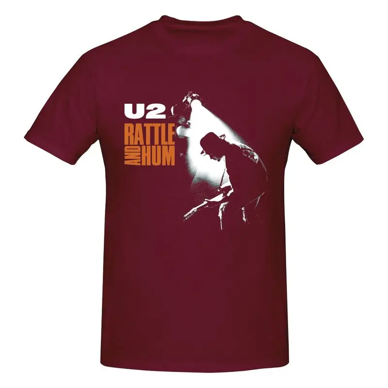 U2 Joshua Hombre Camiseta Negro S 100% Algodón Regular