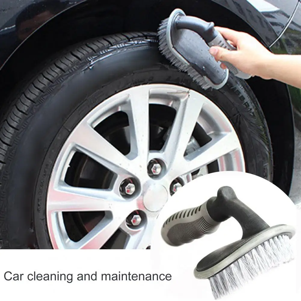

Universal Car Wheel Cleaning Brush Creative T-shaped PVC Pointed Washing Brush Durable Multi-shaped Scrub Brush for Car