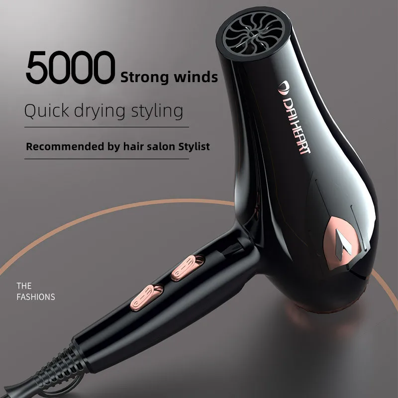 Nuevo secador de pelo profesional de alta potencia, secado rápido