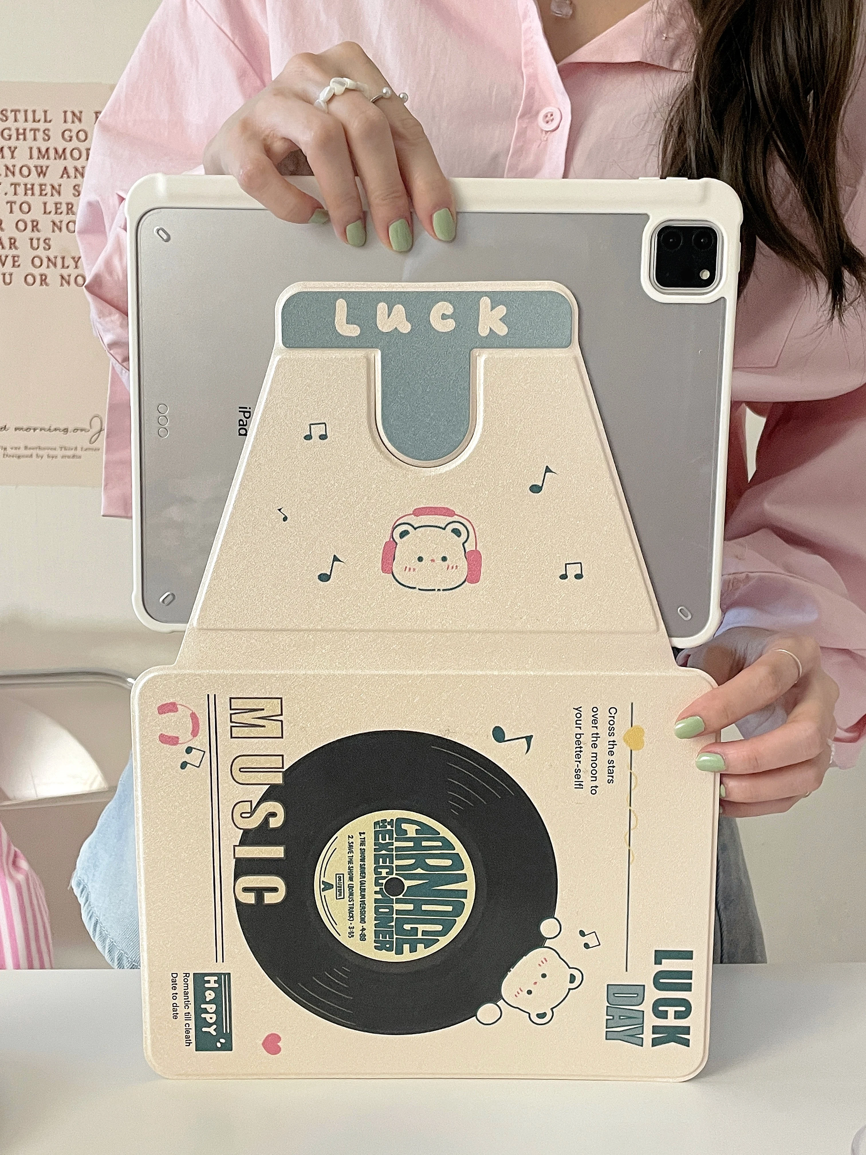 Capa para Tablet com Slot para Caneta para Ipad 10.2 7ª 8ª 9ª Geração 9.7 5ª 6ª Pro 11 12.9 m1 m2 2023 2023 10.2 7ª e 8ª Geração - Imagem 3