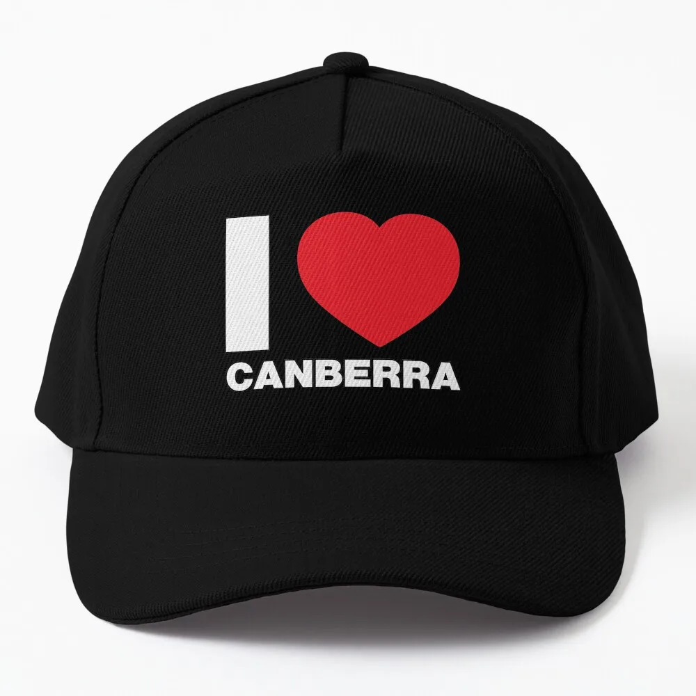 

I Love Canberra, Australia Baseball Cap Thermal Visor dad hat Men's Cap Women's