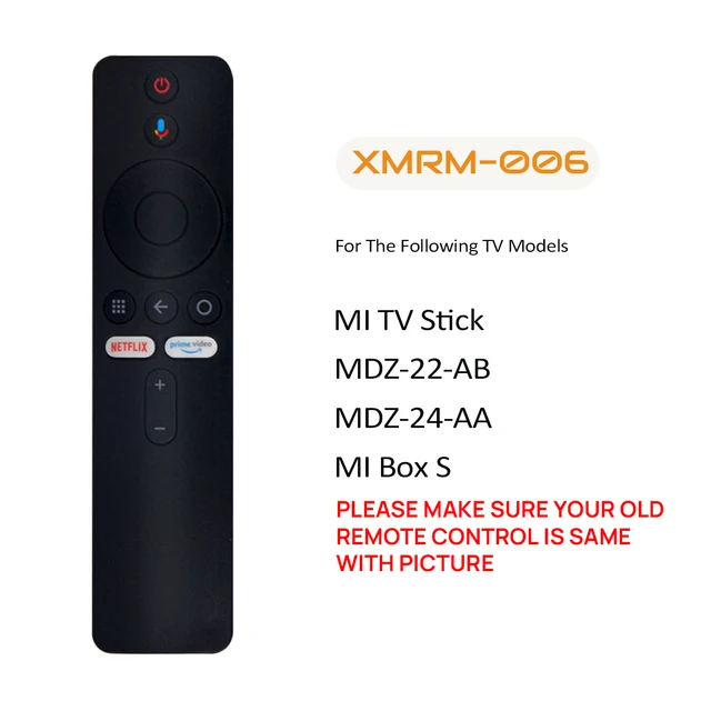 XMRM006 Voice Mi Box TV Stick Remote Control For Xiaomi Mi TV Stick 4A