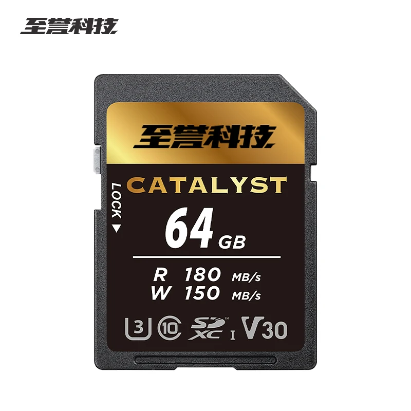 엑센드 Catalyst SD 카드, 카메라용 메모리 카드, UHS-I 저장 카드, 64GB, 128GB, 256GB, SDXC V30, C10