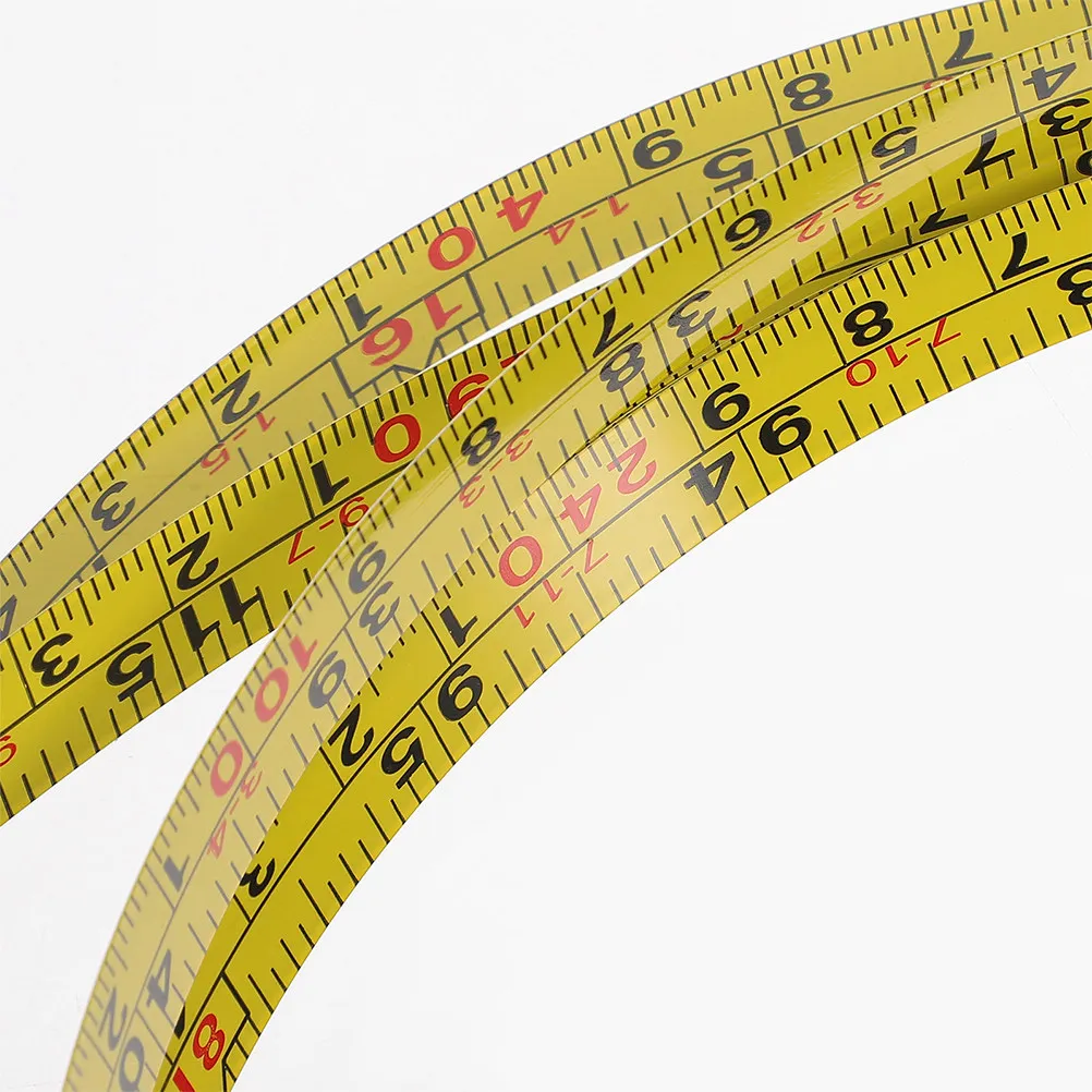 3개의 자가 접착식 측정 테이프 118인치 이중 스케일(영국식/미터법) 자재, 목공, 재봉, 엔지니어링용