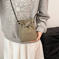 Sac à bandoulière en Nylon souple, Mini portefeuille pour téléphone, sac à bandoulière carré multifonctionnel, sac à main en toile, sacoche 3
