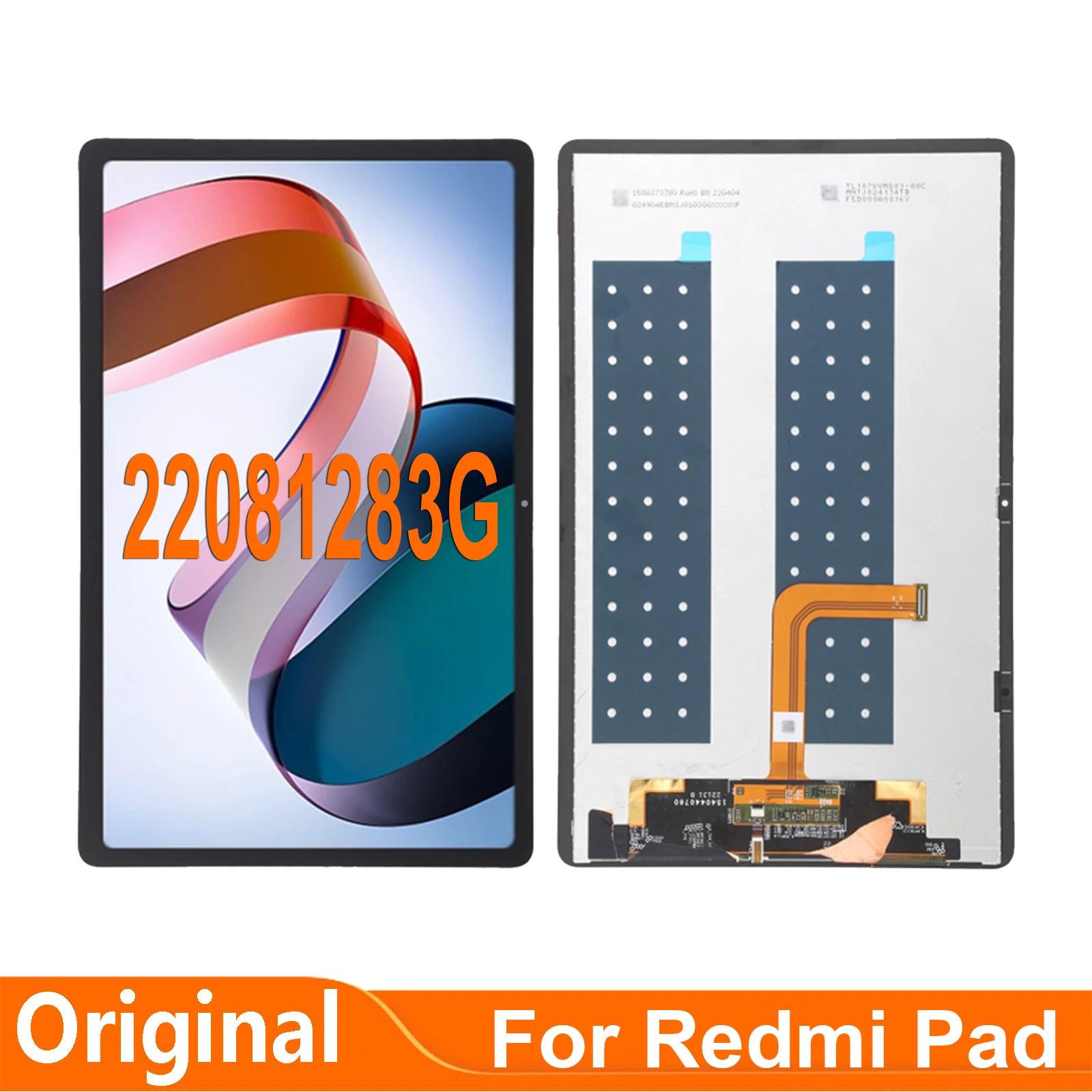 Lcd Display Touch Screen Digitizer Assembly Peças para Xiaomi Redmi Pad 10 61 Polegada 22081283g