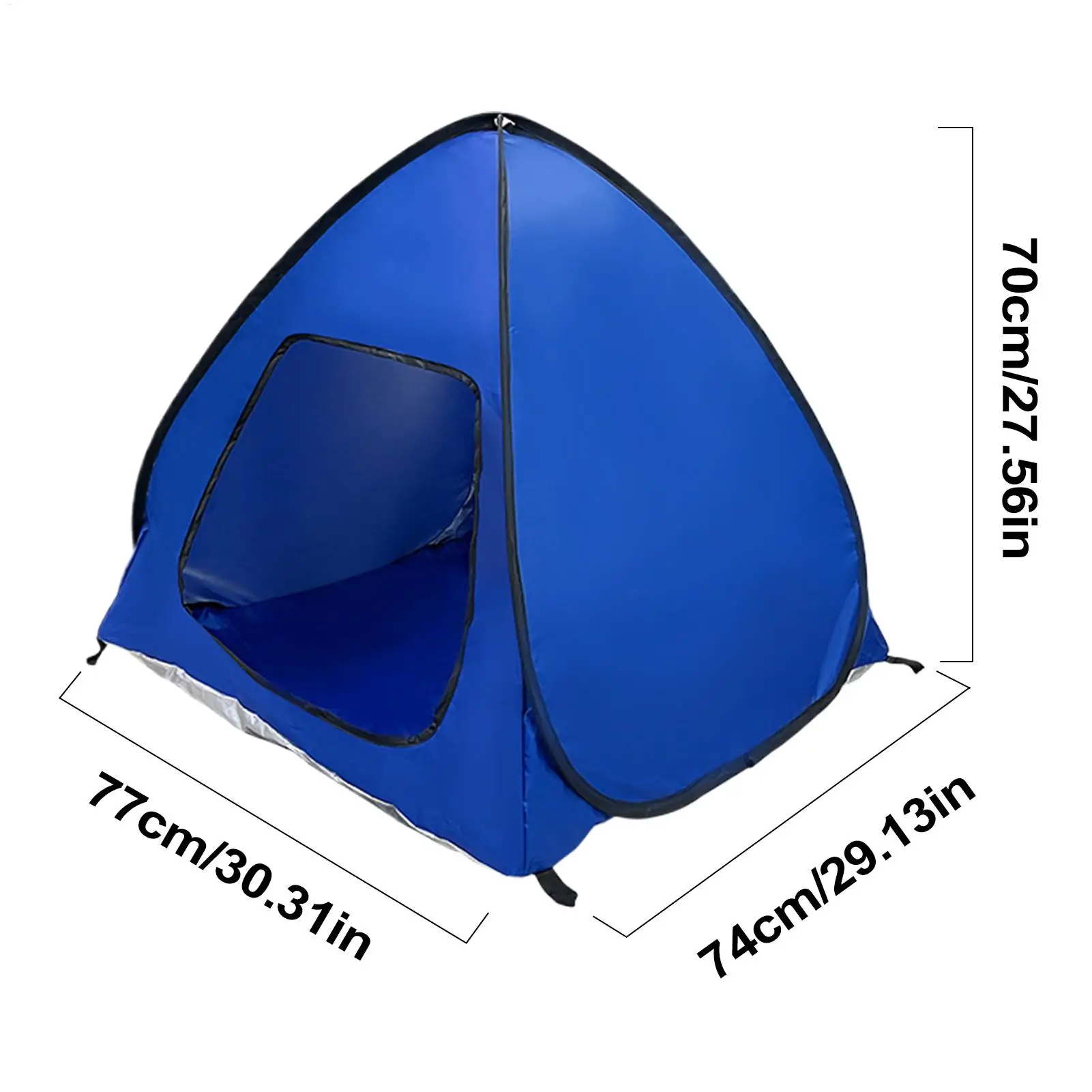 Hundezelt XL – 77 × 74 × 70 cm mit Erdnägeln