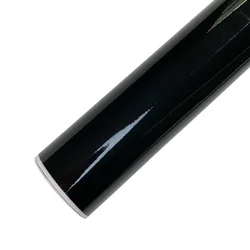 Premium Glossy Carbon Fiber Vinyl Wrap - Waterproof Car Sticker for Enhanced Vehicle Aesthetics (Glossy Black)