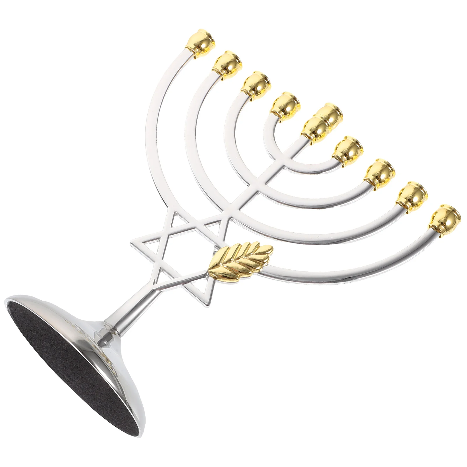 

Jewish Candle Holder Branch Candlestick Metal Candle Holder Party Ornament Jewish New Year Nine Headed Candlestick
